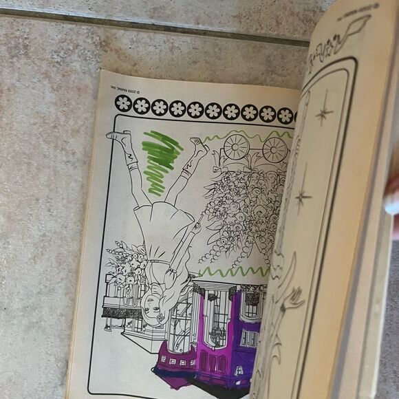 Vintage Barbie coloring book activities 2009 - Picture 7 of 9